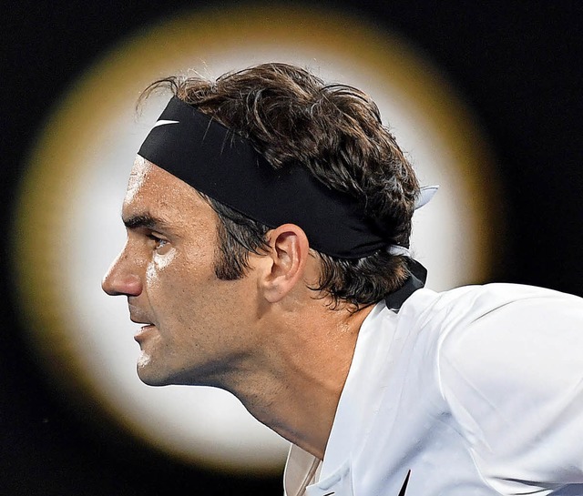 Das Ziel im Blick: Roger Federer will ...enen 20. Grand-Slam-Triumph erringen.   | Foto: dpa