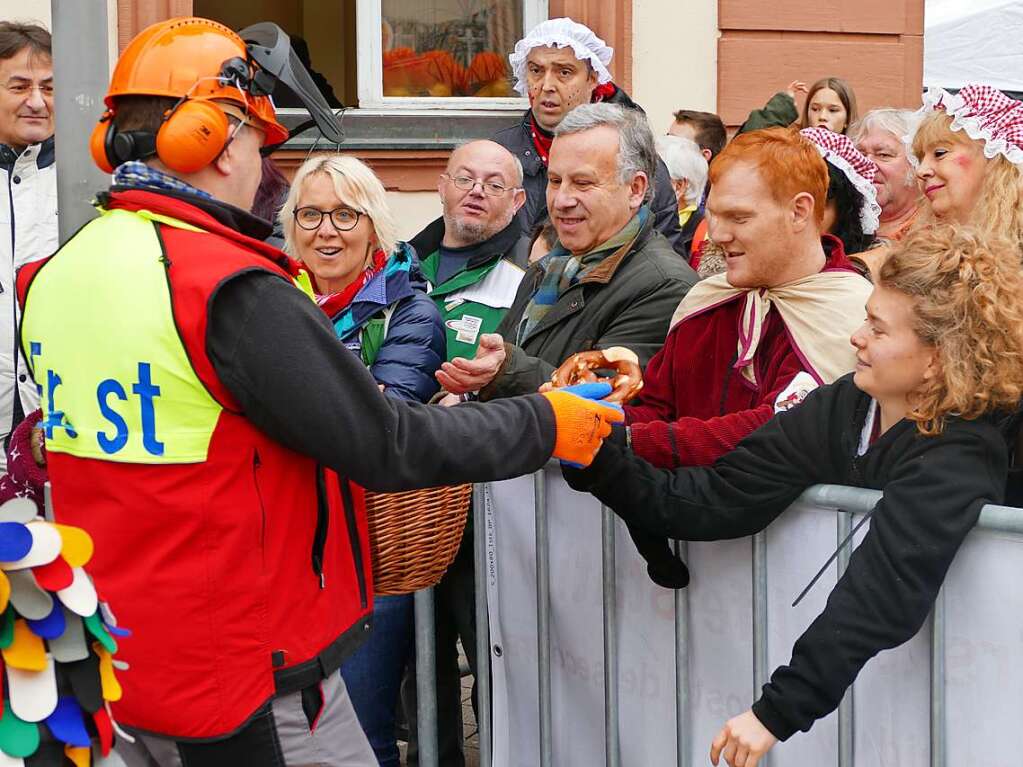 Dann gab’s Brezeln und Freibier.