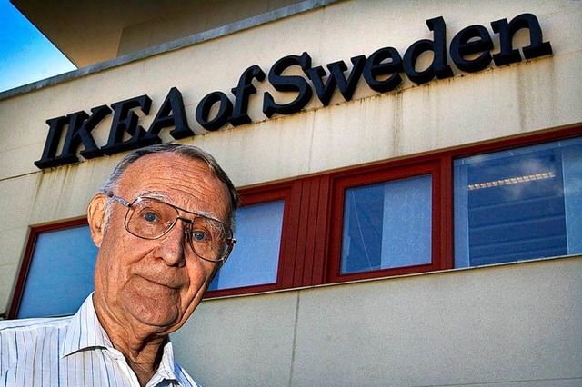 Ikea-Grnde Ingvar Kamprad.  | Foto: AFP