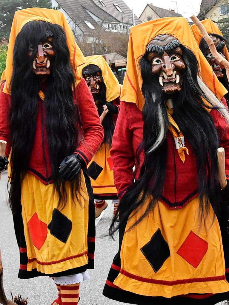 Die Fasnet geht los: Die Fsslistemmer haben zum Umzug nach Gundelfingen geladen.