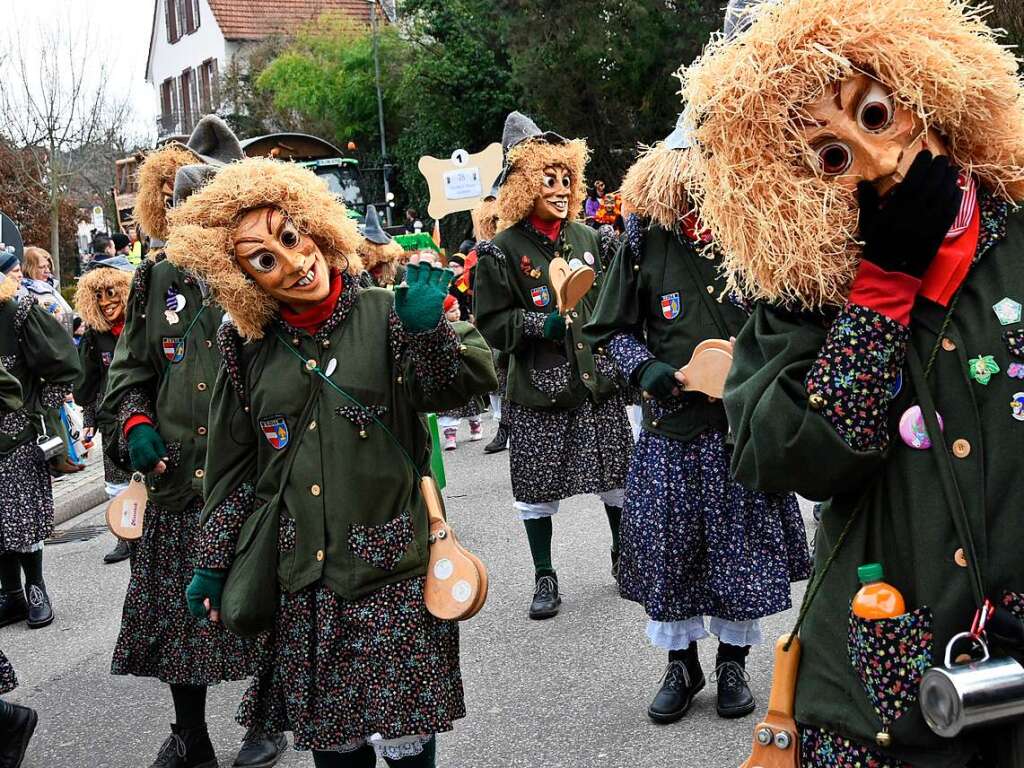 Die Fasnet geht los: Die Fsslistemmer haben zum Umzug nach Gundelfingen geladen.