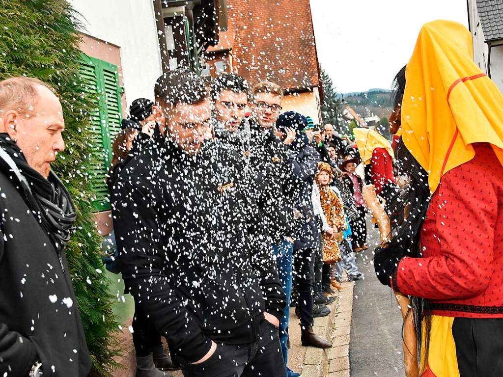 Die Fasnet geht los: Die Fsslistemmer haben zum Umzug nach Gundelfingen geladen.