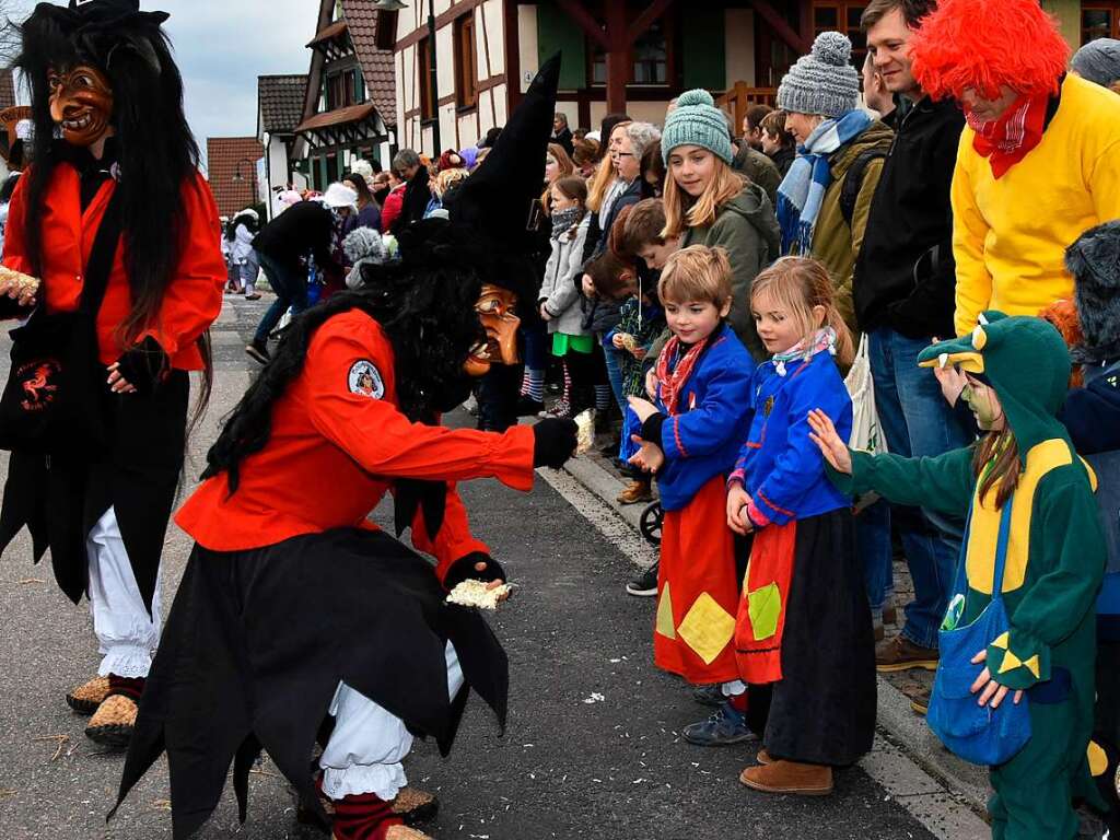 Die Fasnet geht los: Die Fsslistemmer haben zum Umzug nach Gundelfingen geladen.