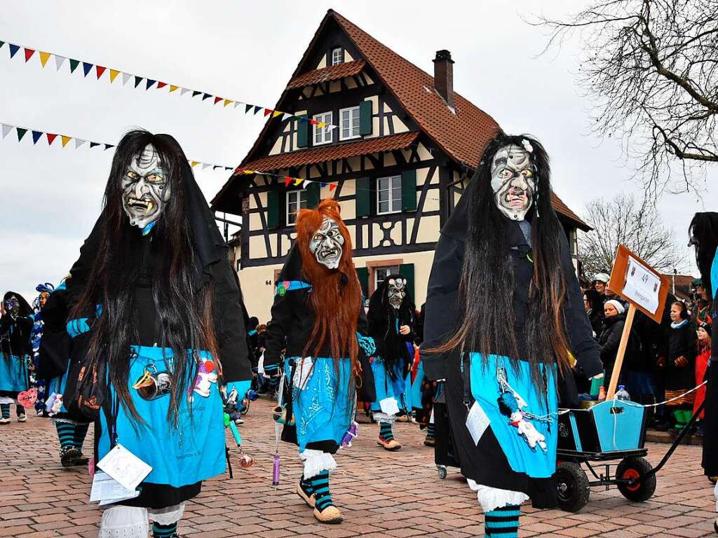 Die Fasnet geht los: Die Fsslistemmer haben zum Umzug nach Gundelfingen geladen.