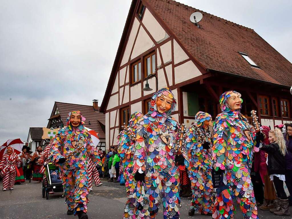 Die Fasnet geht los: Die Fsslistemmer haben zum Umzug nach Gundelfingen geladen.