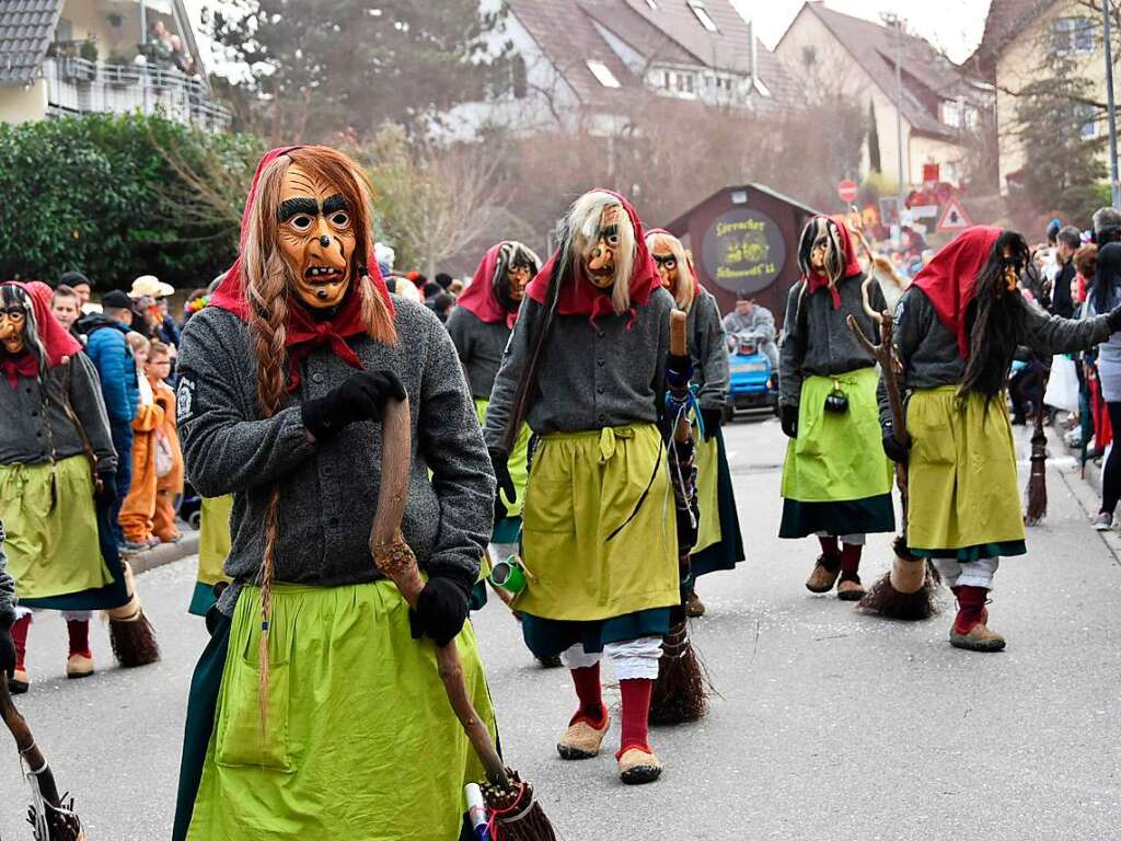 Die Fasnet geht los: Die Fsslistemmer haben zum Umzug nach Gundelfingen geladen.