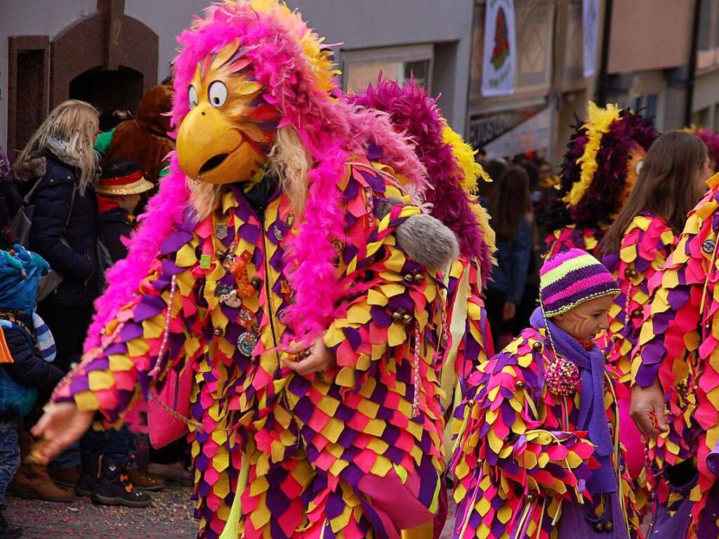 Narren zu Gast bei Freunden war das Motto des groen umzugs am Sonntag in Laufenburg.