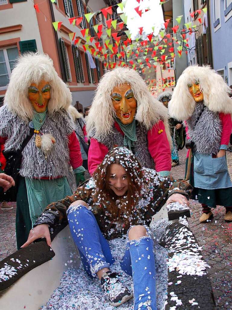 Narren zu Gast bei Freunden war das Motto des groen umzugs am Sonntag in Laufenburg.