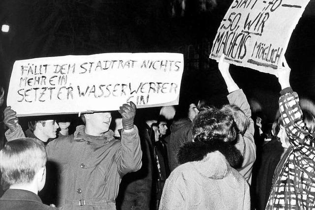 Die Demonstrationen gegen teurere Fahrkarten 1968 vernderten Freiburg