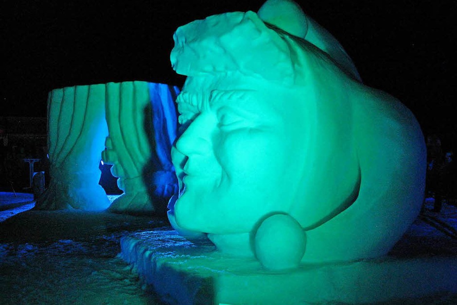 Fotos Schneeskulpturenfestival in Bernau 2018. (Foto: Ulrike Spiegelhalter) Fotos Schneeskulpturenfestival in Bernau 2018. (Foto: Ulrike Spiegelhalter)