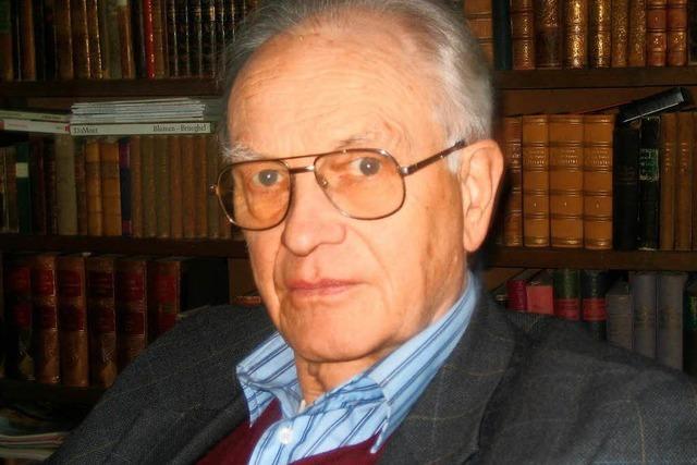 Wolfram Mauser feiert seinen 90. Geburtstag