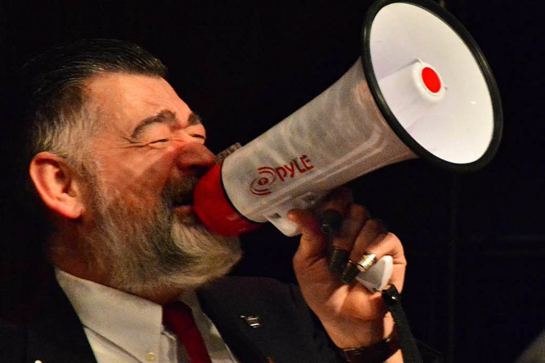 Attacke: Heiner Krause gibt bei den Sugar Foot Stompers den Ton an.  | Foto: Barbara Ruda