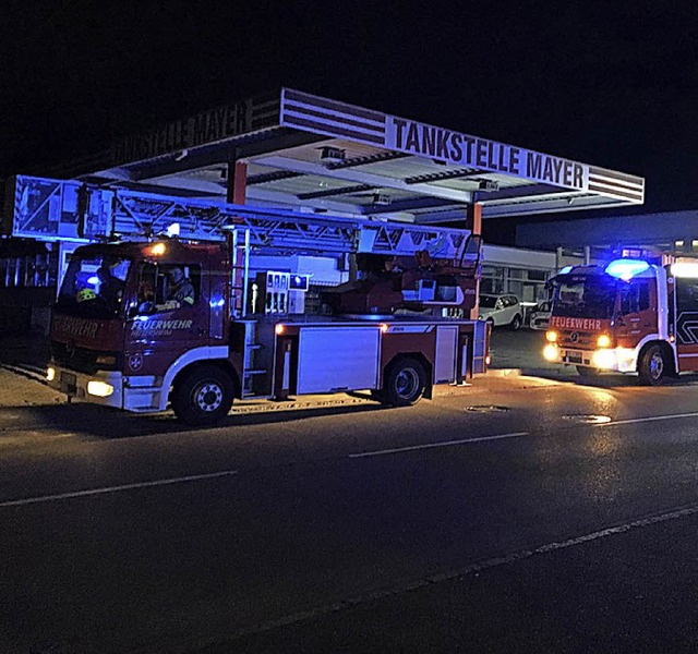 Die Heitersheimer Feuerwehr war am Sonntag mehrfach im Einsatz.  | Foto: Feuerwehr Heitersheim