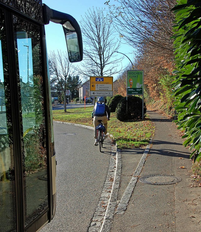 Diese Kreuzung soll verkehrsberuhigt umgebaut werden.   | Foto: Frey