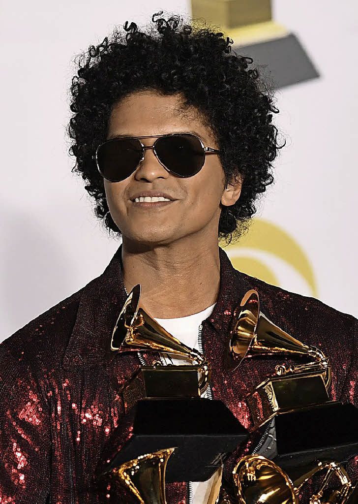 Sechs Grammys für Bruno Mars Rock & Pop Badische Zeitung