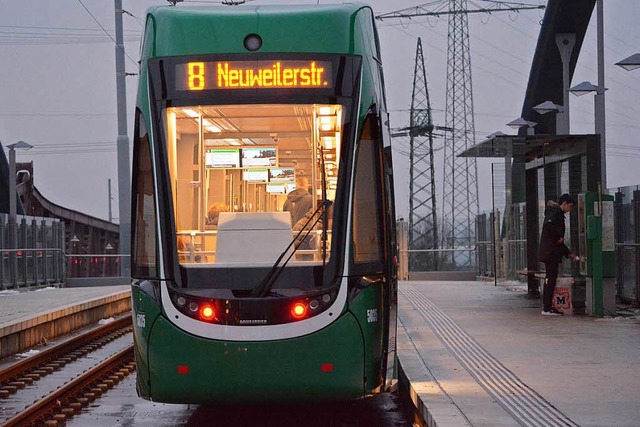 Wann fhrt die Tram zum Lublinpark? Diese Frage ist offen.  | Foto: Hannes Lauber