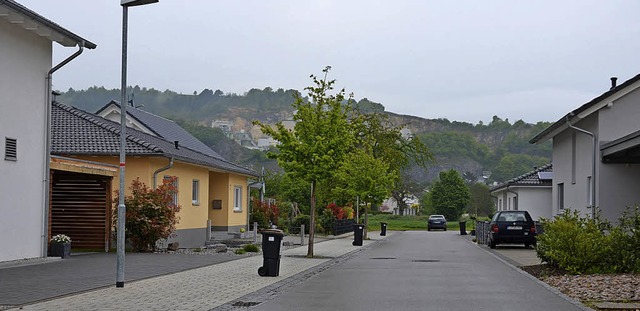 In der Verlngerung der Strae Stockfe... Neubaugebiet Stockfeld II entstehen.   | Foto: Marco Schopferer