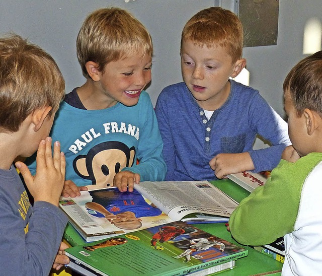 Sobald Kinder lesen knnen, gehen sie ...teinen auch Besuche von Schulklassen.   | Foto: Bibliothek