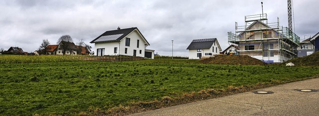 Baupltze mit Aussicht bietet der neue...lieung des Bereichs unwahrscheinlich.  | Foto: Benedikt Sommer