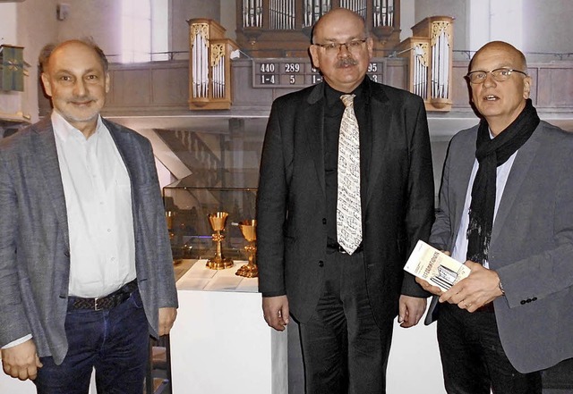 Museumsleiter Markus Möhring, Martin-C...an Mautner und Pfarrer Martin Abraham | Foto: Daniel Scholaster Museumsleiter Markus Möhring, Martin-C...an Mautner und Pfarrer Martin Abraham | Foto: Daniel Scholaster