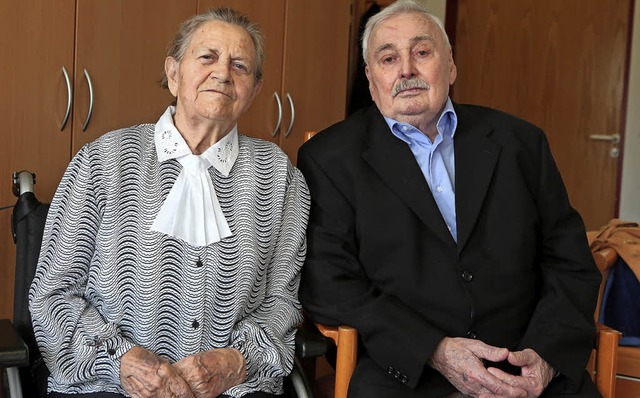 Selma Neizel und Leonhard Schuh wurden...und fhlen sich in Offenburg zu Hause.  | Foto: Christoph Breithaupt
