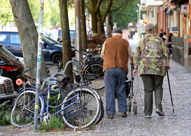 Viele alte Menschen sind auf jeden Cen...nplne der Koalition erleichtert sein.  | Foto: dpa