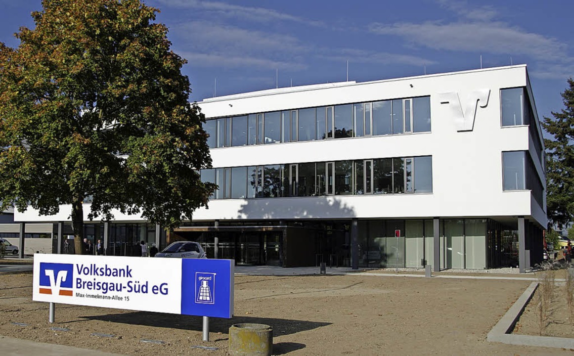 Das Verwaltungsgebude der Volksbank Breisgau-Sd   | Foto: Pfefferle