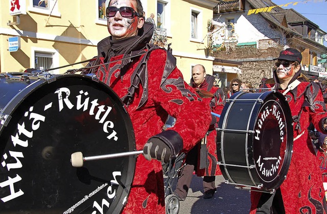 Die &#8222;Htt-Rttler&#8220; gehren bei der Mauchener Fasnacht einfach dazu!  | Foto: Jutta Binner-Schwarz