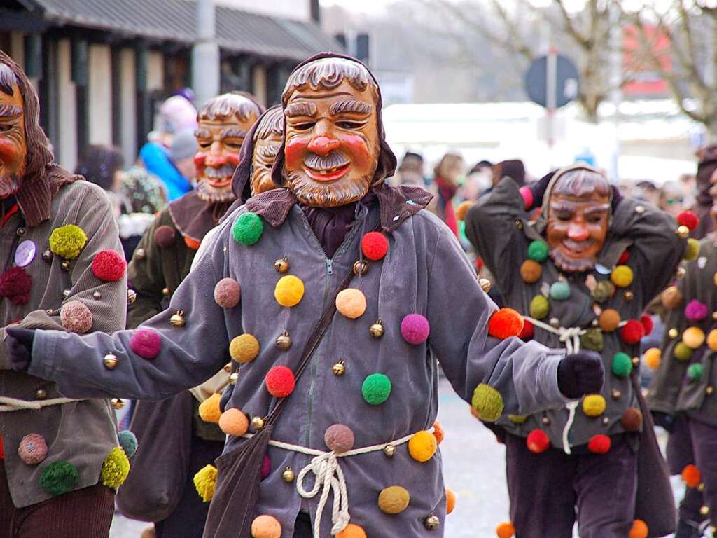 4.000 Hstrger waren beim Narrentreffen in Murg unterwegs.