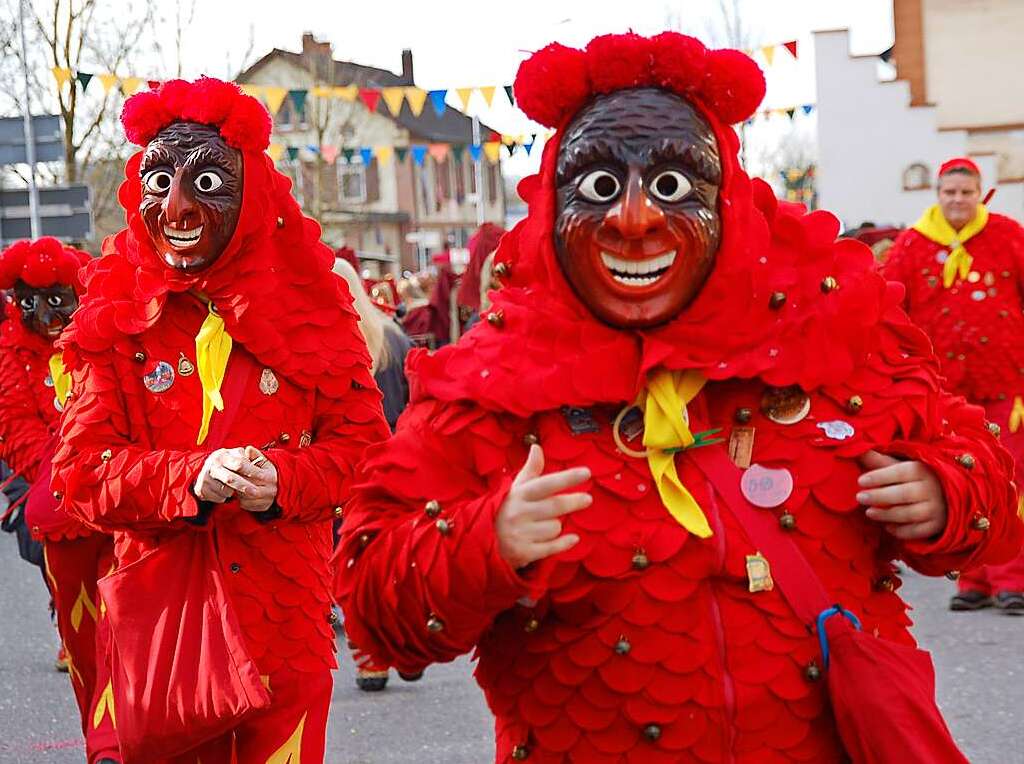 4.000 Hstrger waren beim Narrentreffen in Murg unterwegs.