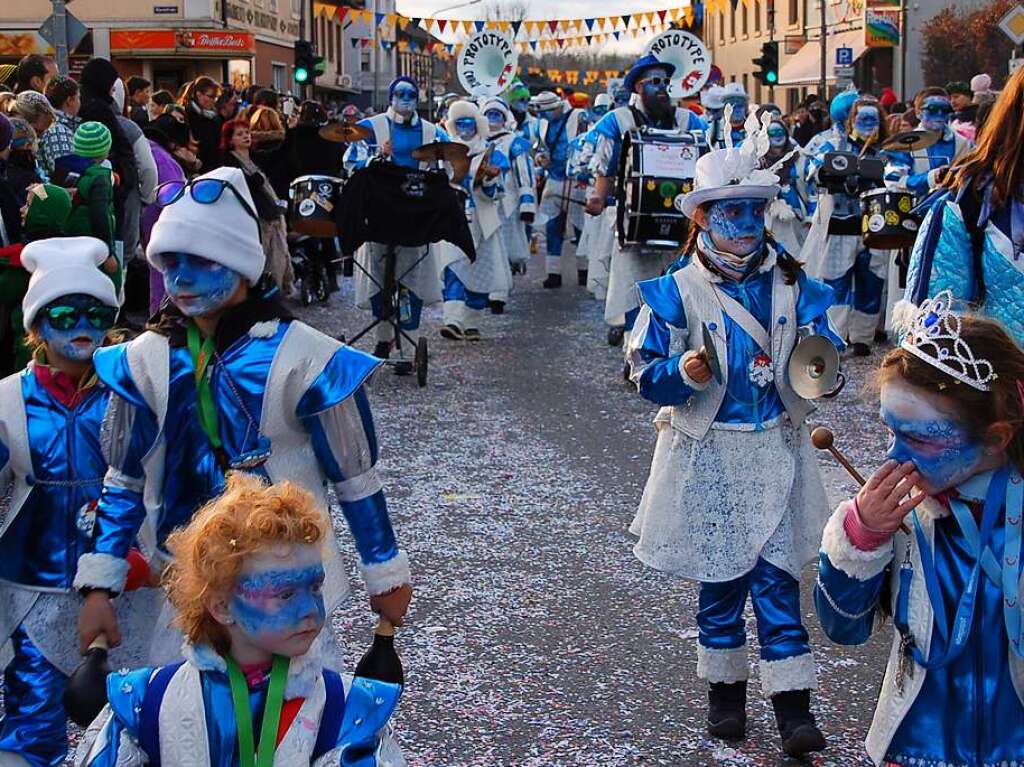 4.000 Hstrger waren beim Narrentreffen in Murg unterwegs.