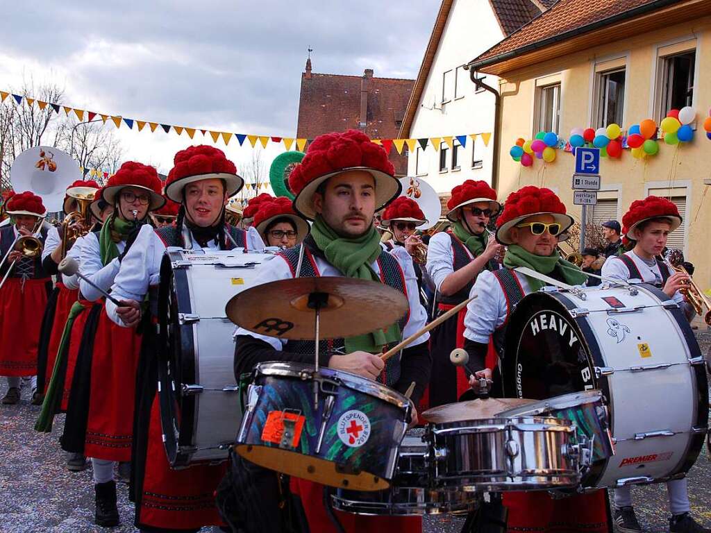 4.000 Hstrger waren beim Narrentreffen in Murg unterwegs.