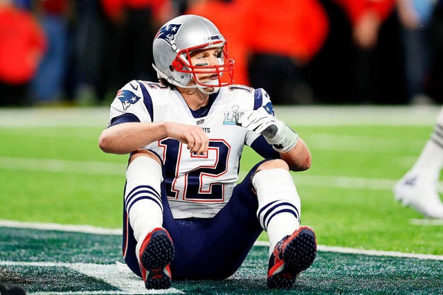 Tom Brady hat es nicht geschafft. Der ...verpasst damit eine historische Marke.  | Foto: AFP