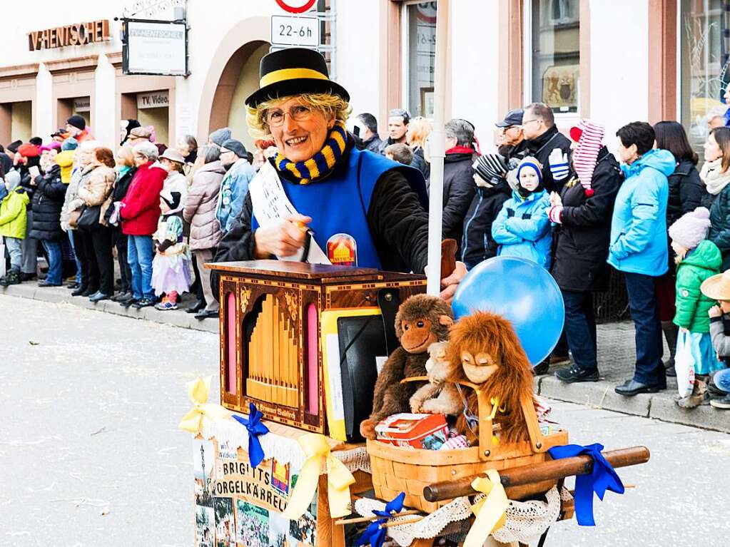 Auch an Fasnet gehrt die Drehorgel dazu