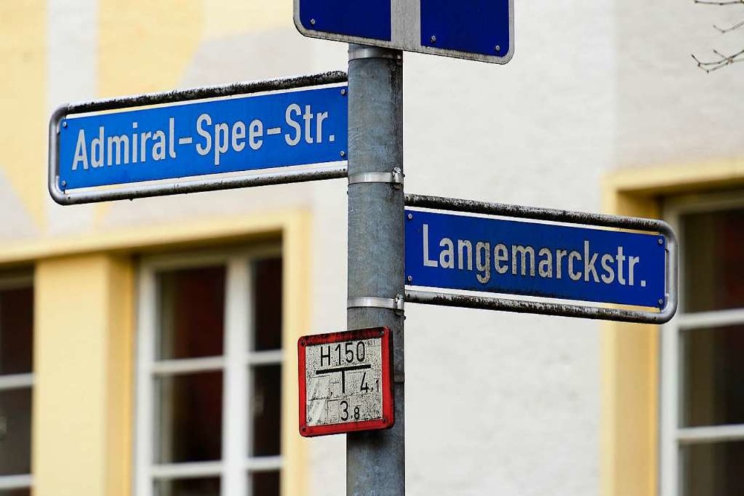 Die Admiral-Spee-Strae in der Unterwiehre.  | Foto: Ingo Schneider
