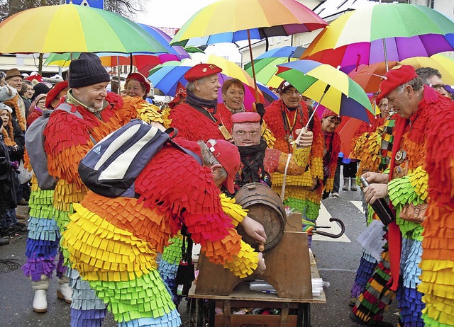 Die Regenbogennarren aus Bellme sind ...htler, die wissen, auf was es ankommt!  | Foto: Jutta Binner-Schwarz