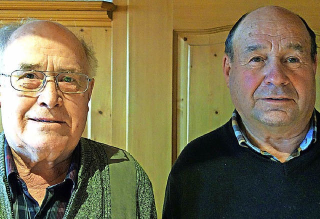 Erich Preiser (links) hat das Amt des ...inigung an Hermann Majocko abgegeben.   | Foto: Andreas Mahler