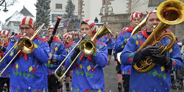 Fasnet ohne Musik &#8211; das wre ein...to  stammt vom Neustdter Umzug 2016.   | Foto: Peter Stellmach