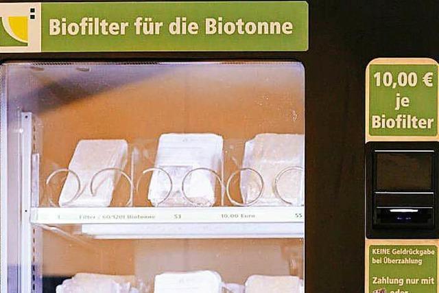 Im Kreis Lrrach gibt es Automaten fr Biotonnen-Geruchsfilter