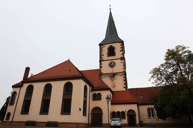 Die evangelische Kirche in Friesenheim... will auch der Frderverein beitragen.  | Foto: Bastian Bernhardt