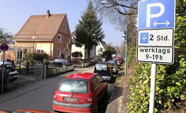 Unter anderem in der Bottenbrunnenstra... eigene Parkzone eingerichtet werden.   | Foto: Bastian Bernhardt