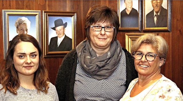 Die drei Vorsitzenden des TV Niedersch... Bauer, Carmen Kopp und Gudrun Hieber   | Foto: Reiner Beschorner