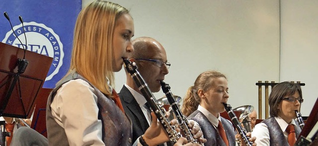 Beim Abschiedskonzert trumpfte die Stadtmusik Kandern letztmals  gro auf.   | Foto: Hartenstein