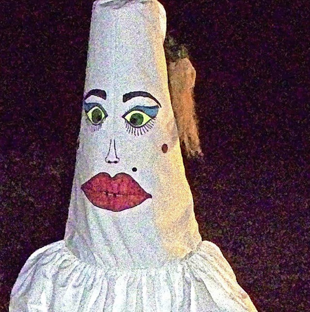 Stockberggeist -Symbold der Wlderfasn...er dieses Jahr unter der Maske steckt.  | Foto: Rolf-Dieter Kanmacher