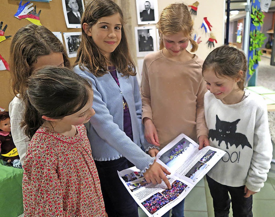 Deutsch-franzsisch konkret: In der zw...tten und vierten Klasse Wohlbekanntes.  | Foto: Beatrice Ehrlich