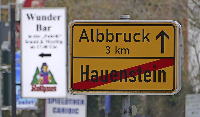 Wunderbar findet Laufenburg die Bewerb...n der Gemarkungsgrenze zu Hauenstein.   | Foto: Winfried Dietsche