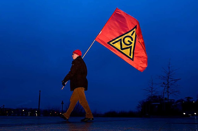 Das Ausharren in der Klte hat sich gelohnt.  | Foto: dpa