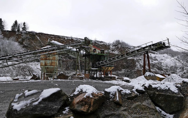 Im  Steinbruch Wickartsmhle wird seit Jahrzehnten abgebaut.  | Foto: Michael Krug