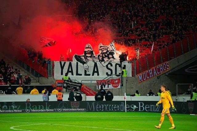 Anhnger des SC Freiburg sollen vom DFB verhngte Pyrotechnikstrafe zahlen