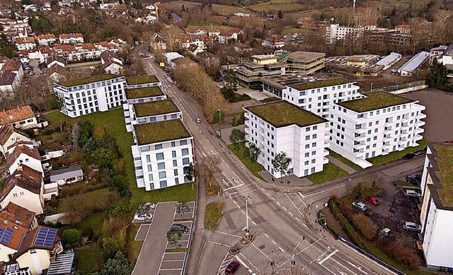 So knnte es mal aussehen, wenn die  B... den Bildrndern die Bestandsbebauung.  | Foto: Visualisierung: Stadt Emmendingen, Technischer Ausschuss, 6. 2.